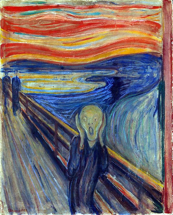 le cri (1893) - Edvard Munch