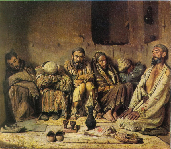 eaters of opium (1868) - Vasily Vereshchagin