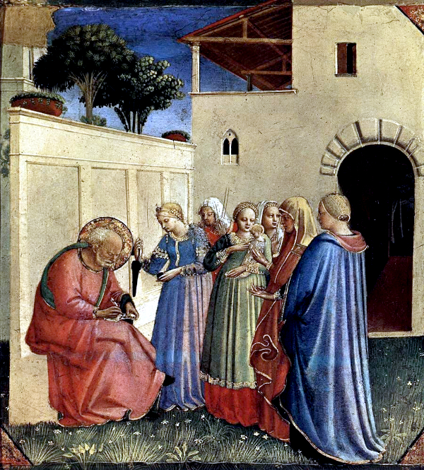 Imposizione del nome al Battista (1428-1430) - Beato Angelico