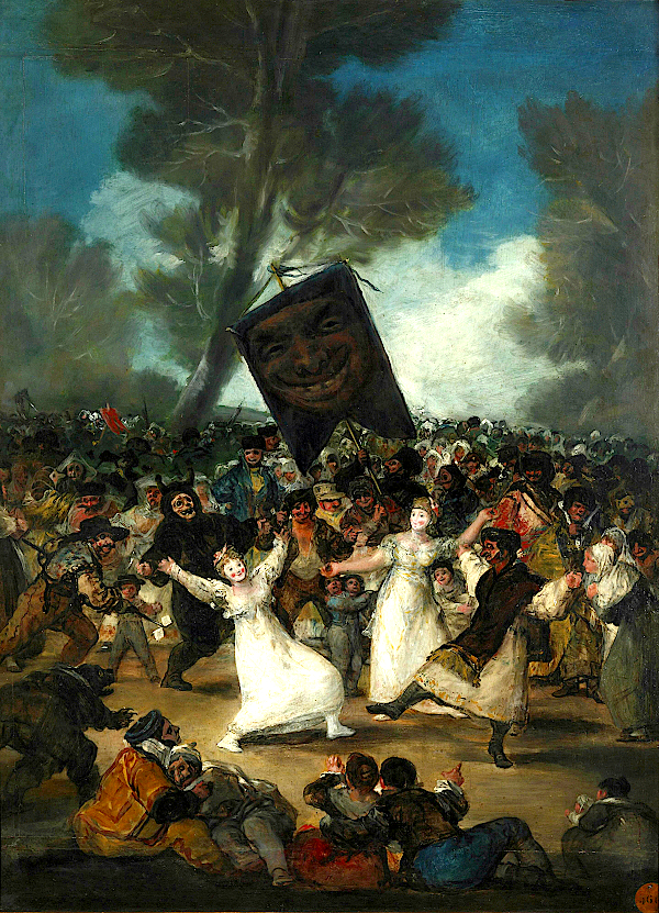L'enterrement de la sardine (entre 1812 - 1819) - Goya