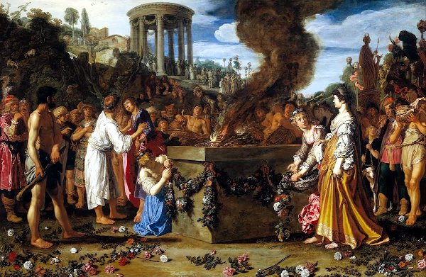 La Lutte sacrificielle entre Oreste et Pylade (1614) - Pieter Lastman