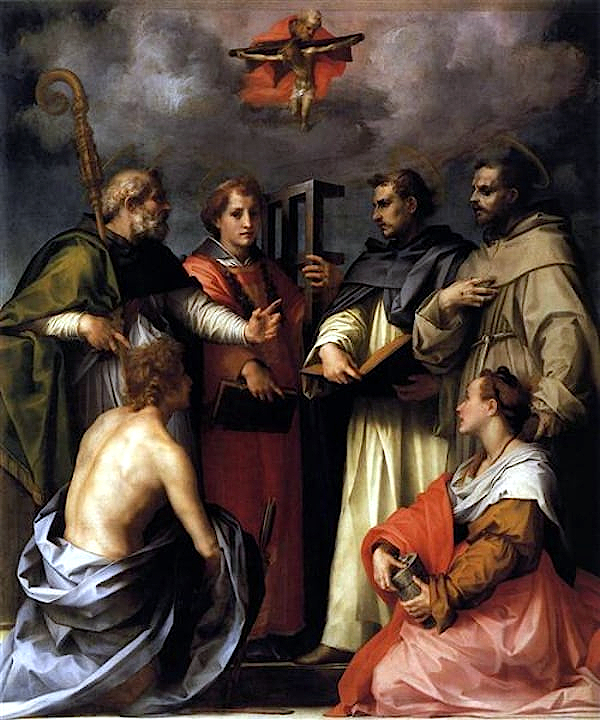 Dispute sur la trinité (1517) - Andrea del Sarto