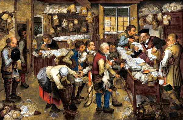 Le paiement de la dîme (1615) - Pieter Brueghel le Jeune