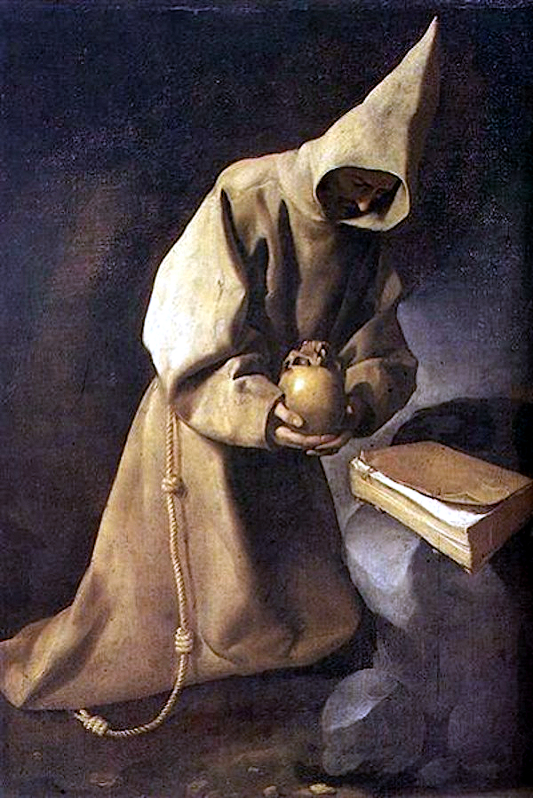Meditation of St. Francis (1632) - Francisco de Zurbaràn