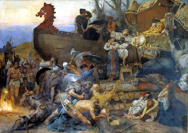 Funeral of ruthenian noble (1884) - Henryk Siemiradzki