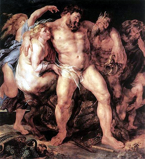 The Drunken Hercules (1611) - Pierre Paul Rubens