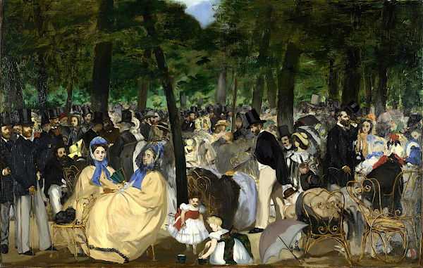 La Musique aux Tuileries (1862) - Édouard Manet