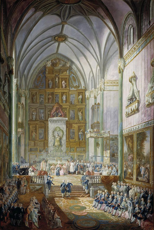 Jura de Fernando VII como Príncipe de Asturias (1791) - Luis Paret y Alcázar