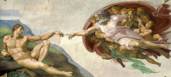 The Creation of Adam (1511) - Michelange
